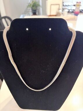 Classic Silver Snake Chain Necklace - Women Jewelry